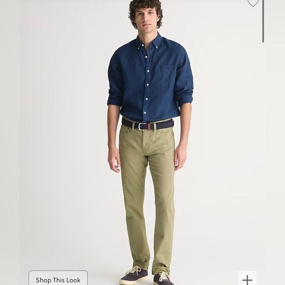 J.Crew 484 Slim-fit garment-dyed five-pocket pant - Picture 2 of 5